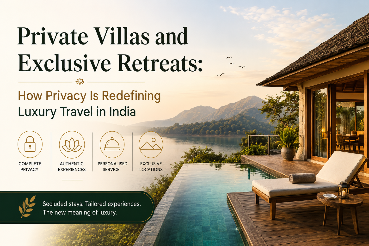 Private Villas and Exclusive Retreats: How Privacy Is Redefining Luxury Travel in India